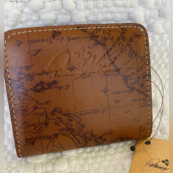Patricia Nash Map Print Rivalta c/b & Canelli Coin Wallet Set. NWT - Picture 11 of 12